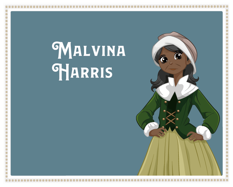 Character portrait: Malvina Harris